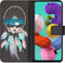 iMoshion Hoesje Geschikt voor Samsung Galaxy A51 Hoesje Met Pasjeshouder - iMoshion Design Softcase Bookcase - Zwart / Meerkleurig / Dreamcatcher