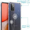 iMoshion Hoesje Geschikt voor Samsung Galaxy A72 Hoesje Met Koord - iMoshion Design Hoesje met Koord - Wit / Transparant / Dandelion