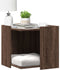 vidaXL - Kattenbakkast - 42x42x51 - cm - bewerkt - hout - oud - houtkleurig