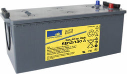 Exide Sonnenschein Solar Block SB12 / 130A loodbatterij met A-pool 12V, 130000mAh