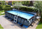EXIT Stone zwembad 540x250x100cm met filterpomp - grijs