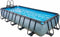 EXIT Stone zwembad 540x250x100cm met zandfilterpomp - grijs