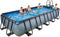 EXIT Stone zwembad 540x250x100cm met zandfilterpomp - grijs