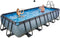 EXIT Stone zwembad 540x250x100cm met zandfilterpomp - grijs