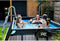 EXIT Wood zwembad 400x200x100cm met zandfilterpomp - bruin