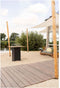 Cosi Fires - Vuurtafel Cosiloft Bartafel Black / Teak - Vuurtafels - Hout - Zwart
