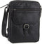 Leren A5 Crossbodytas met tabletvak - Nebraska - Zwart