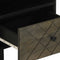 vidaXL - Nachtkastjes - 2 - st - 40x33x46 - cm - massief - mangohout - zwart
