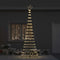 LED Kerstboom Warmwit 100.5 x 100.5 x 302.5 cm Metaal
