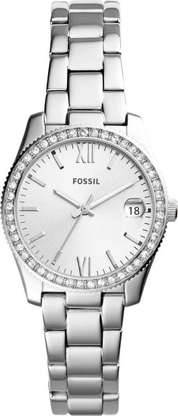 Fossil Scarlette Mini ES4317 - Dameshorloge 32 mm - Waterdicht 5 ATM - Zilverkleurig