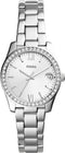 Fossil Scarlette Mini ES4317 - Dameshorloge 32 mm - Waterdicht 5 ATM - Zilverkleurig