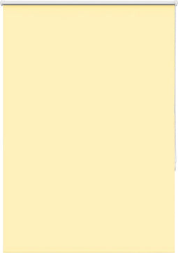 vidaXL - Rolgordijn - 90x150 - cm - stofbreedte - 85,7 - cm - verduisterend - geel