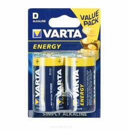 Varta ENERGY D - Alkaline batterijen LR20/D/Mono 1,5V - Langere levensduur en betrouwbare prestaties (2 stuks)