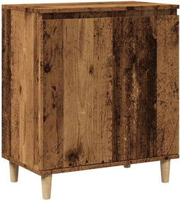vidaXL - Dressoir - 60x35x70 - cm - bewerkt - hout - oud - houtkleurig