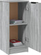 vidaXL - Dressoirs - 2 - st - 30x30x70 - cm - bewerkt - hout - grijs - sonoma - eikenkleur