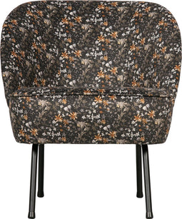 BePureHome Vogue Fauteuil - Velvet - Aquarel Flower - 69x57x70