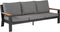 Exotan 3-Zits Tuinbank Valerie - Aluminium - Antraciet - 80x82x214