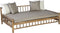 Exotan Daybed Buiten - Bamboe - Taupe - 198x135x70