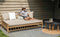 Exotan Daybed Buiten - Bamboe - Taupe - 198x135x70