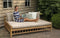 Exotan Daybed Buiten - Bamboe - Taupe - 198x135x70