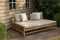 Exotan Daybed Buiten - Bamboe - Taupe - 198x135x70