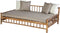 Exotan Daybed Buiten - Bamboe - Taupe - 198x135x70