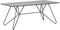 Exotan Grace dining tuintafel met antraciet stalen frame en HPL toplaag