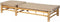 Exotan Ligbed Buiten - Bamboe - Naturel - 43x217x85