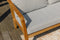 Exotan Loungeset Buiten Lucca - Teak - Naturel - 68x222x222