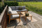 Exotan Loungeset Buiten Lucca - Teak - Naturel - 68x222x222