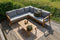 Exotan Loungeset Buiten Lucca - Teak - Naturel - 68x222x222