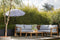 Exotan Loungeset Buiten Lucca - Teak - Naturel - 68x222x222