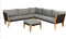 Exotan Loungeset Incl. Kussens - Teak - Grijs - 170x240x76