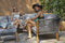 Exotan Loungeset Incl. Kussens - Teak - Grijs - 170x240x76