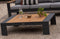 Exotan Salontafel Buiten Valerie - Teak - Antraciet - 30x80x120