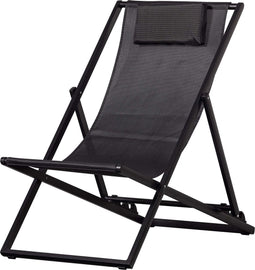 Exotan Strandstoel Esper - Aluminium - Zwart - 74x61x102