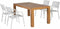 Exotan Tuinstoel Met Armleuning - Aluminium - Wit - 85x56x53