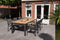 Exotan Tuintafel Memphis - Teak - Naturel - 75x220x100