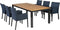 Exotan Tuintafel Memphis - Teak - Naturel - 75x220x100