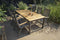 Exotan Tuintafel Memphis - Teak - Naturel - 75x220x100