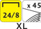Expert niettang 26/8 - 45 vel