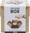 Explosion box, afm 7x7x7,5+12x12x12 cm, 1 stuk, takje
