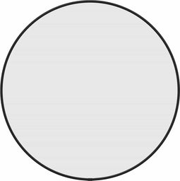 vidaXL - Wandspiegel - rond - Ø50 - cm - zwart