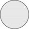 vidaXL - Wandspiegel - rond - Ø50 - cm - zwart