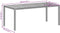 Tuintafel 190x90x75 cm poly rattan en acaciahout beige