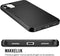 Podec Iphone 14 - Telefoonhoesje met Pasjeshouder en Screenprotector - Zwart