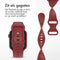 imoshion Siliconen⁺ bandje - Geschikt voor Apple Watch 1, 2, 3, 4, 5, 6, 7, 8, 9, 10, SE, Ultra (2) - 44/45/46/49 mm - Rood - M/L