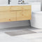 vidaXL - Badmat - Rechthoekig - Grijs - 50x80 - cm - Polypropyleen - Antislip