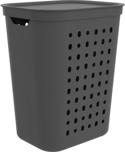 Rotho Jona - Wasmand 55L - Ergonomische handgrepen - Antraciet