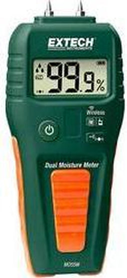Extech MO55W - pin en pinloze vochtmeter - Bluetooth - hout - bouwmateriaal